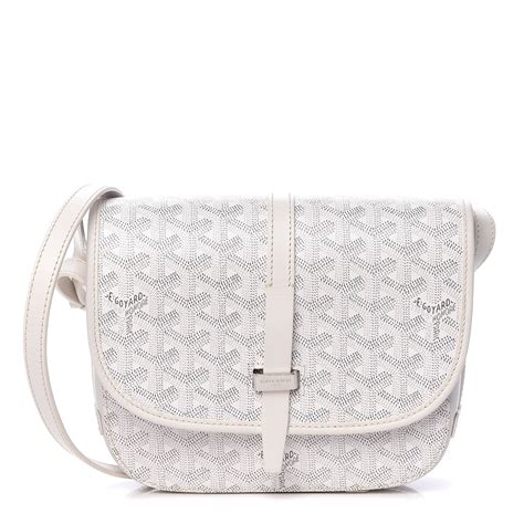 goyard belvedere white